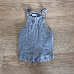 Abercrombie grey ribbed tank